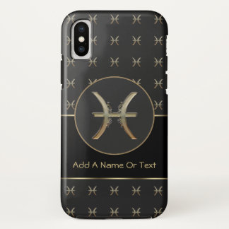 Coques Pour iPhone Signe de zodiaque de Poissons personnalisé