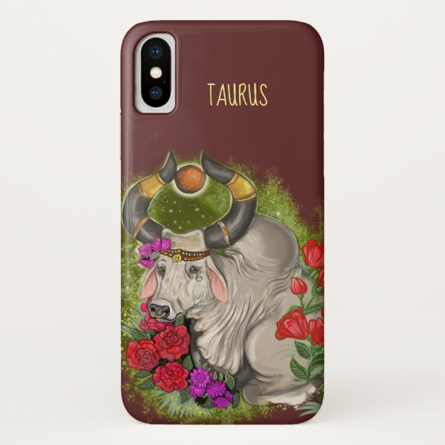 Coques Case-Mate iPhone Signe du zodiaque Taureau (Dos)