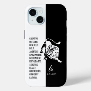Coque Pour iPhone 15 SIGNE LÉO Zodiaque