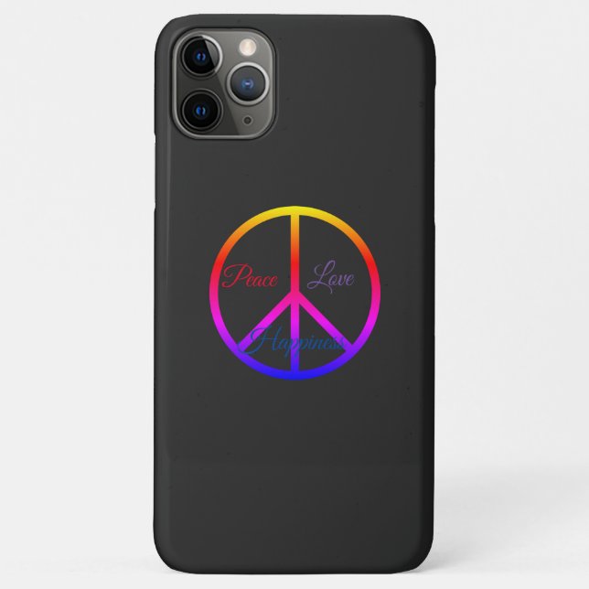 Coques Case-Mate iPhone Signe Rainbow Peace (Dos)
