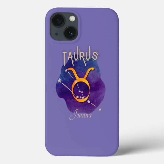 Coques Case-Mate iPhone Signe zodiaque personnalisé Taurus Constellation (Verso)