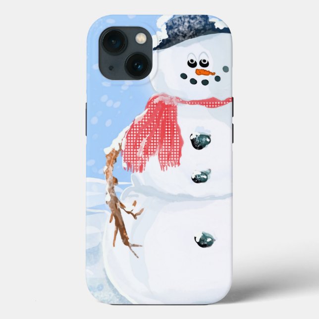 Coques Case-Mate iPhone Silencieux Snowman (Verso)