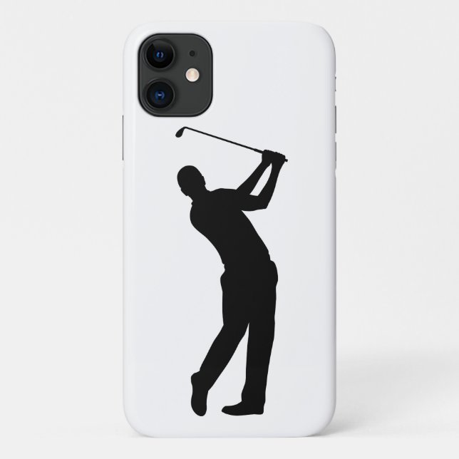 Coques Case-Mate iPhone Silhouette à aile de golf (Dos)