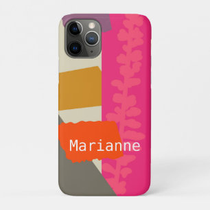 Case-Mate iPhone Case Silhouette botanique moderne Blocs de couleurs art