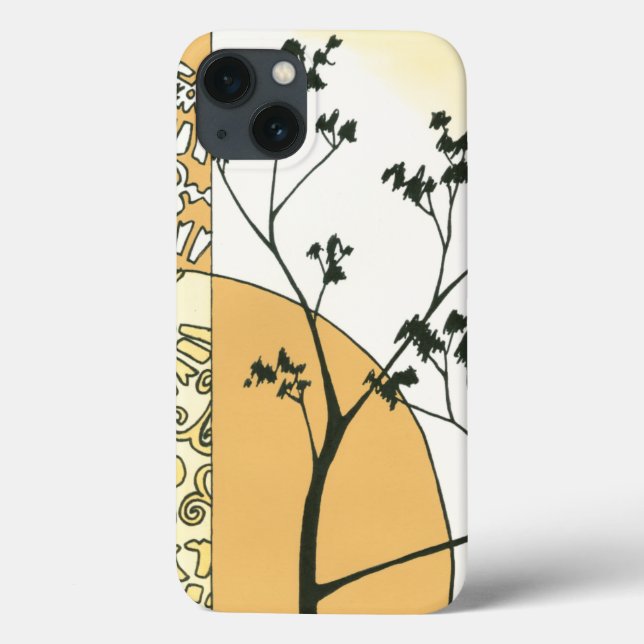 Coques Case-Mate iPhone Silhouette clairsemée d'arbre par Megan Meagher (Verso)