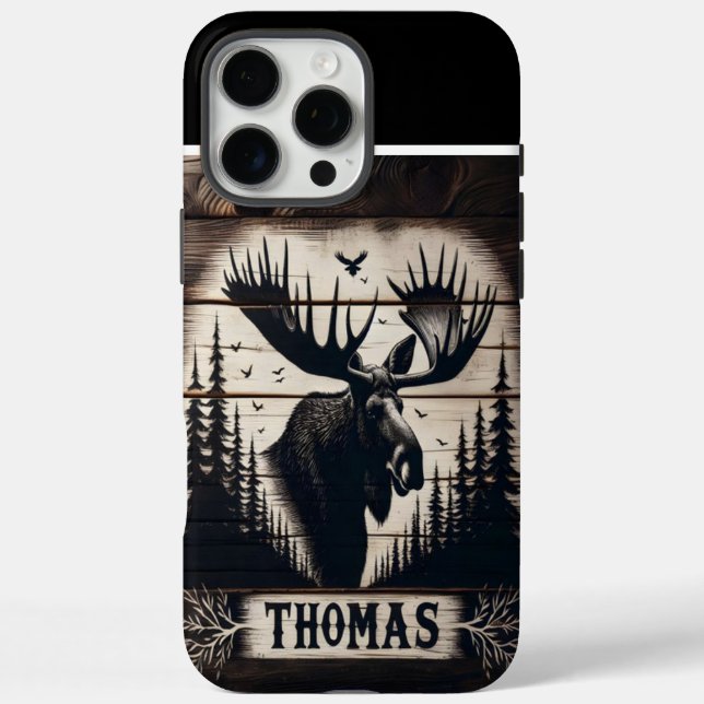 Coques Case-Mate iPhone Silhouette D'Oie Sur Bois (Verso)
