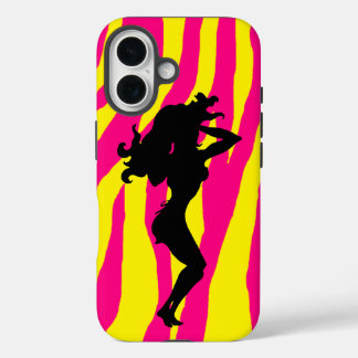 Coques iPhone 16 Silhouette, serveuse coquine