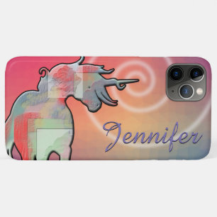Case-Mate iPhone Case Silhouette Unicorne (rose)