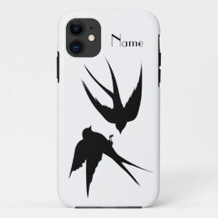 Case-Mate iPhone Case Silhouettes d'oiseaux hirondelles Thunder_Cove