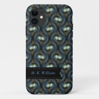 Silkworms dark Batik motif iPhone 5 Coque-mate