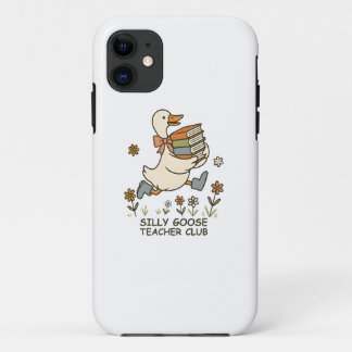 Case-Mate iPhone Case Silly Goose Teacher Club Funny Retour à l'école
