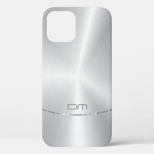 Case-Mate iPhone Case Silver faux acier inoxydable accent argent