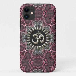 Case-Mate iPhone Case Silver Om Vintage rose Damask iPhone 5