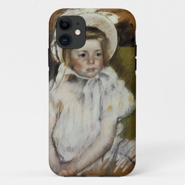 Coques Case-Mate iPhone Simone dans un Bonnet blanc (Dos)