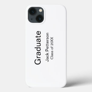 Case-Mate iPhone Case simple diplôme minimal ajouter nom classe moderne