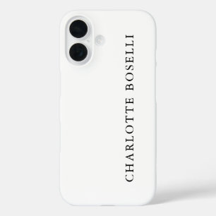 Coques iPhone 16 Simple minimaliste élégant classique professionnel