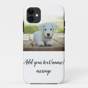 Case-Mate iPhone Case simple minimum ajouter votre animal photo nom coll