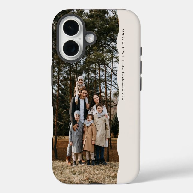 Coques Case-Mate iPhone Simple moderne, une photo ondulé tendance (Verso)