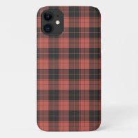 Simple motif tartan en rouge
