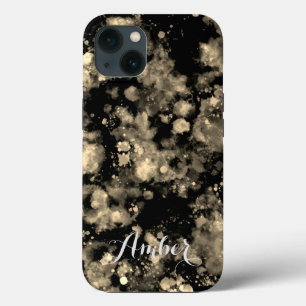 Case-Mate iPhone Case Simple Or Noir Éclaboussure Aquarelle Personnalisé
