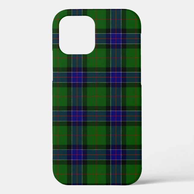 Coques Case-Mate iPhone Sinclair tartan bleu vert plaid (Verso)