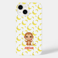 Singe bébé banane Joyeux Anniversaire