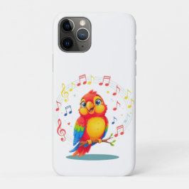 Case-Mate iPhone Case **Singing Parrot – Cute Parrot Singing Illustratio