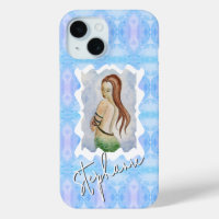 Sirène Fantastique Aquarelle Personnalisée