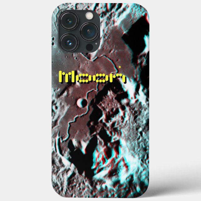 Coques Case-Mate iPhone Site d'atterrissage d'Apollo 15 Anaglyph (Verso)