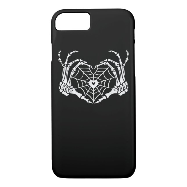 Coques Case-Mate iPhone Skeleton Coeur main Spiderweb Halloween Cobweb Par (Dos)