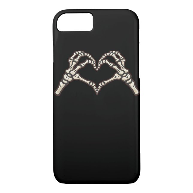 Coques Case-Mate iPhone Skeleton conception de coeur main (Dos)