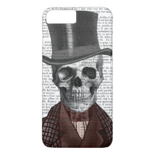 Case-Mate iPhone Case Skeleton Gentleman et chapeau supérieur