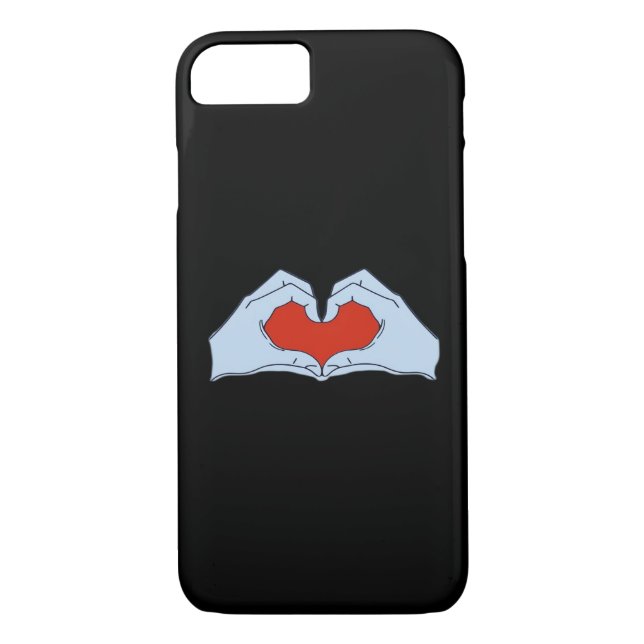 Coques Case-Mate iPhone Skeleton Heart Hands Classic & Basic Halloween (Dos)