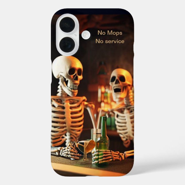 Coques Case-Mate iPhone Skeletons dans un bar (Verso)