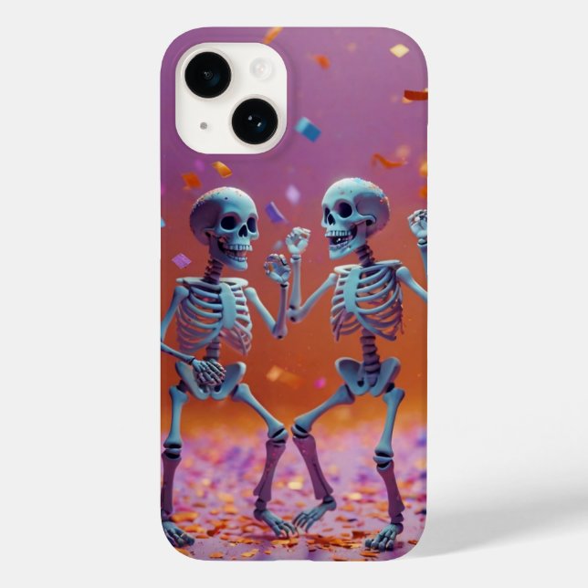 Coques Case-Mate iPhone Skeletons dansants (Verso)