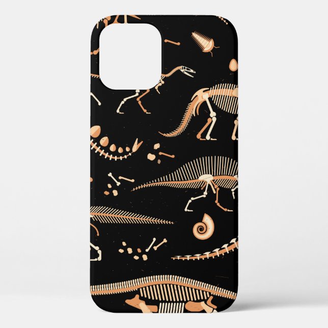 Coques Case-Mate iPhone Skeletons de dinosaures et fossiles motif (Verso)