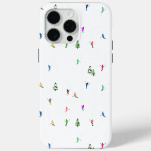 Coque iPhone 15 Pro Max Ski alpin d'hiver Ski Ski Ski Motif