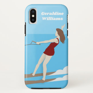 Case-Mate iPhone Case Ski nautique de style vintage
