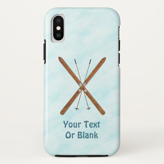 Coques Case-Mate iPhone Skis De Fond Sur Neige (Dos)