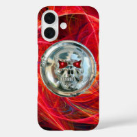SKULL RIDERS rouge gris doux