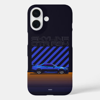 Coques iPhone 16 Skyline GT-R R34 Bayside Blue