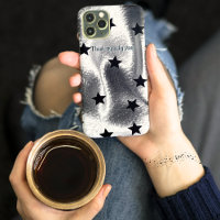 Sleek "Merci mes vedettes chanceuses" Silver Black