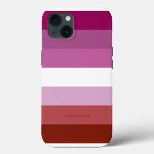 Case-Mate iPhone Case SlipperyJoe's Lesbian Pride drapeau feminine Lipst