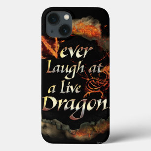 Etui iPhone 13 SMAUG™ - Never Laugh Logo Graphic