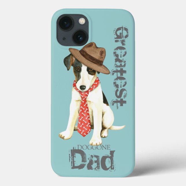 Coques Case-Mate iPhone Smooth Fox Terrier Papa (Verso)