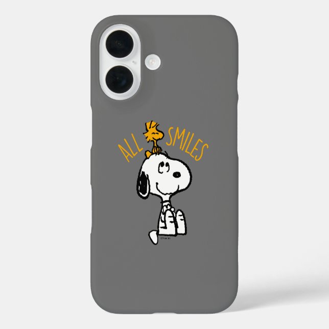 Coques Case-Mate iPhone Snoopy & Woodstock - Tous les sourires (Verso)