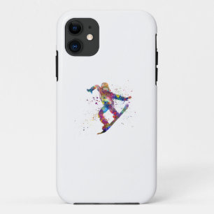 Case-Mate iPhone Case Snowboard en aquarelle