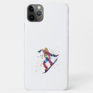Case-Mate iPhone Case Snowboard en aquarelle