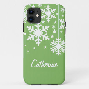 Etui iPhone Case-Mate Snowflakes et Stars iPhone 5 BT Coque, Vert