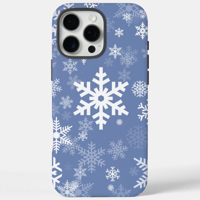 Coques Case-Mate iPhone Snowflakes Personnaliser graphique Arrière - plan  (Verso)